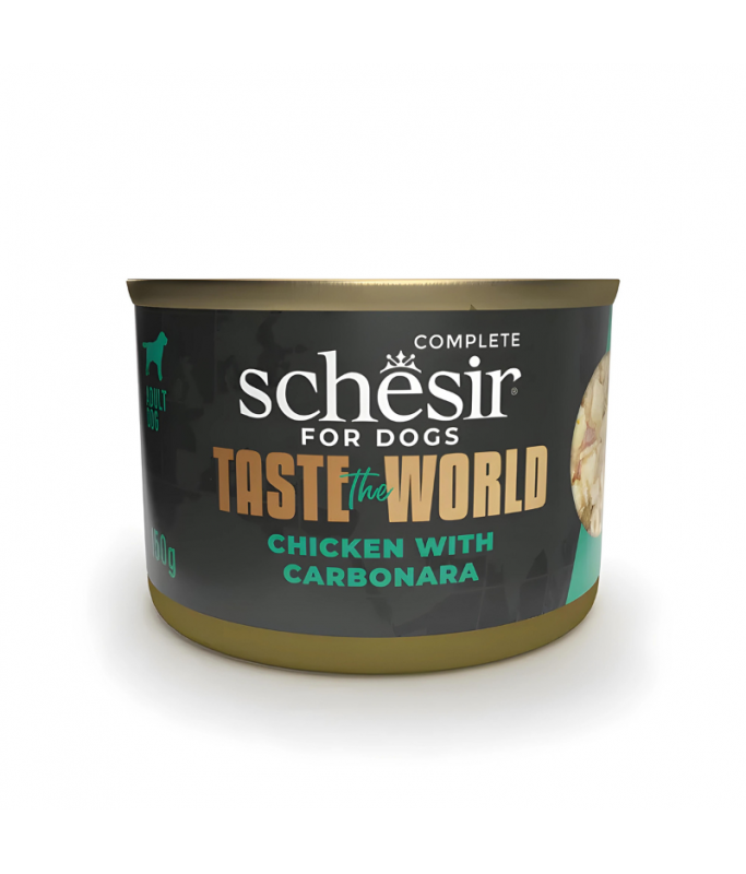 Schesir Taste The World Dog Wholefood - Chicken With Carbonara150g