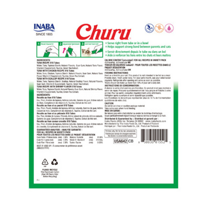 Inaba Churu Tuna & Seafood Variety Box 40PCS - 560g