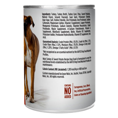 Nulo Dog Grain-Free Turkey & Sweet Potato 369g Can