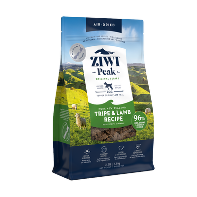 ZIWI Peak Air-Dried Tripe & Lamb Recipe Dry Dog Food 1KG/NA