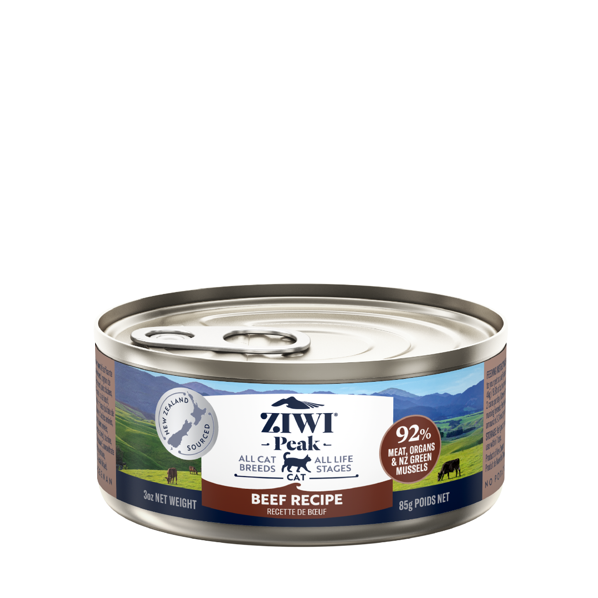 ZIWI Peak Beef Recipe Wet Cat Food 185G/NA