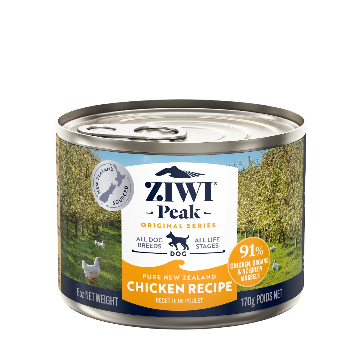 ZIWI Peak Chicken Recipe Wet Dog Food 170G/NA