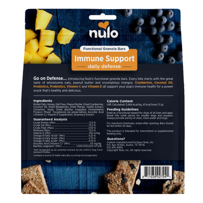 Nulo Functional Granola Immunity Dog Treats 283g