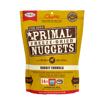 Primal Canine Rabbit Freeze-Dried Formula - PetCentral UAE