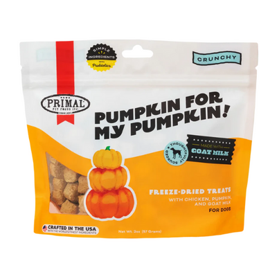 Primal Pumpkin For My Pumpkin Chicken & Pumpkin with Goat Milk Freeze-Dried Treat 2 oz - PetCentral UAE