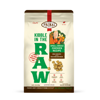Primal Small Breed Canine Chicken Kibble in the Raw - PetCentral UAE