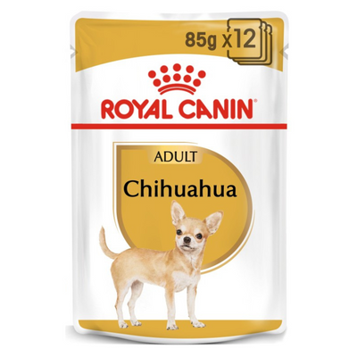 Royal Canin Chihuahua Adult Wet Food 12x85g Pouches available at PetCentral UAE
