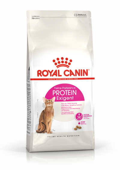 Cat Dry Food - Royal Canin Exigent Protein Cat Dry Food 2kg bag available at PetCentral UAE