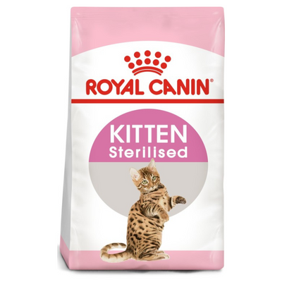 Royal Canin Kitten Sterilised Dry Food 2kg bag available at PetCentral UAE