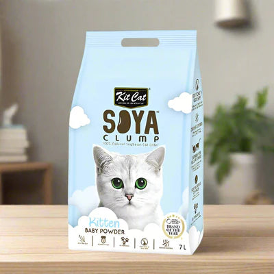 Kit Cat Soybean Litter Soya Clump Kitten Baby Powder 7L