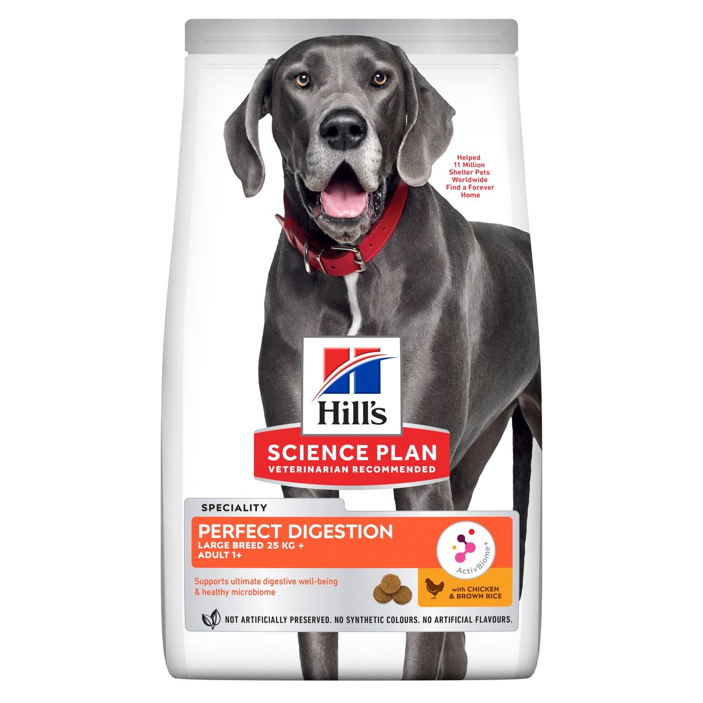 Hill’s Science Plan Perfect Digestion Large Adult 1+ Dog Food with Chicken and Brown Rice