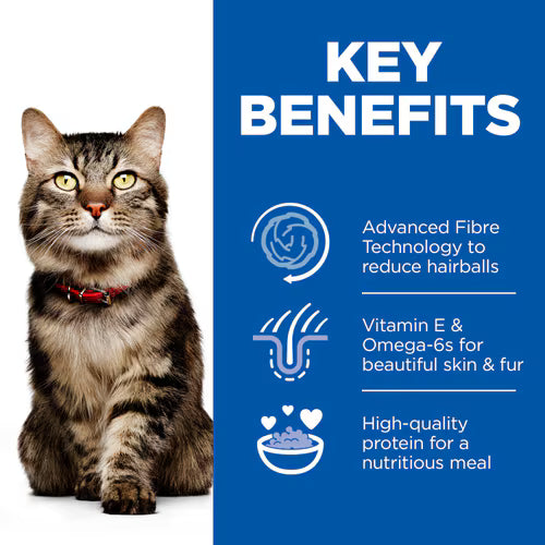 Hill's Science Plan Hairball & Perfect Coat Adult Dry Cat Food with Chicken