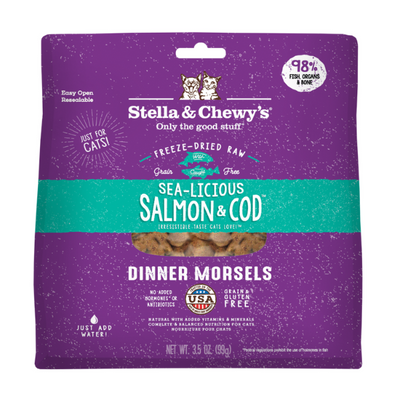 Stella & Chewy's Cat FD Sea-Licious Salmon & Cod - PetCentral UAE