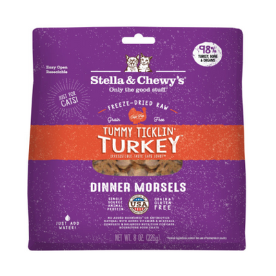 Stella & Chewy's Cat FD Tummy Ticklin' Turkey 3.5 oz - PetCentral UAE