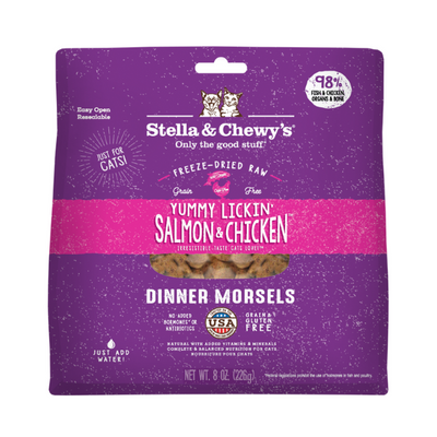 Stella & Chewy's Cat FD Yummy Lickin' Salmon & Chicken - PetCentral UAE