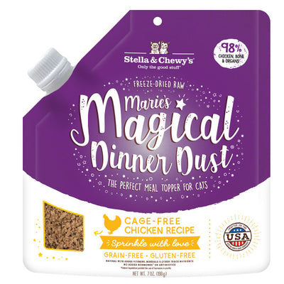 Stella & Chewy's Marie's Magical Dinner Dust Cat Cage-Free Chicken Recipe 7 oz - PetCentral UAE