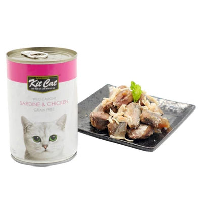 KitCat Wild Caught Sardine & Chicken 400grm