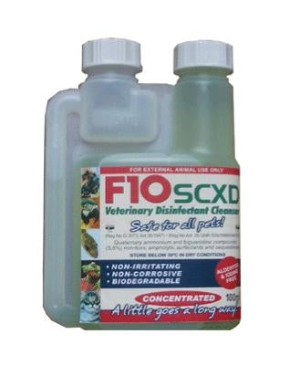 F10 SCXD Disinfectant Cleaner 1L for Pet Cages, Tables and Floors