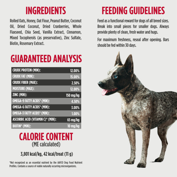 Nulo Functional Granola Omega Dog Treats 283g