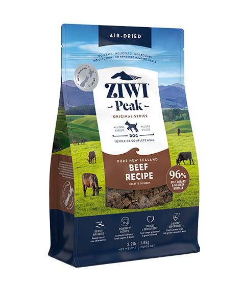 ZIWI Peak Air-Dried Beef Recipe Dry Dog Food 1KG/NA