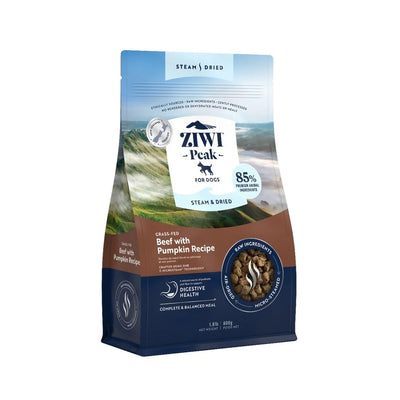 ZIWI Peak Steam & Dried Grass-Fed Beef with Pumpkin Recipe Dry Dog Food 1.5KG/NA