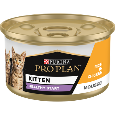 Purina Pro Plan Kitten , Wet Cat Food, Mousse rich in Chicken