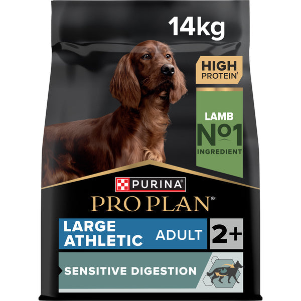 PURINA Pro Plan Adult Large Athletic Sensitive Digestion Dry Dog Food With Lamb 14KG