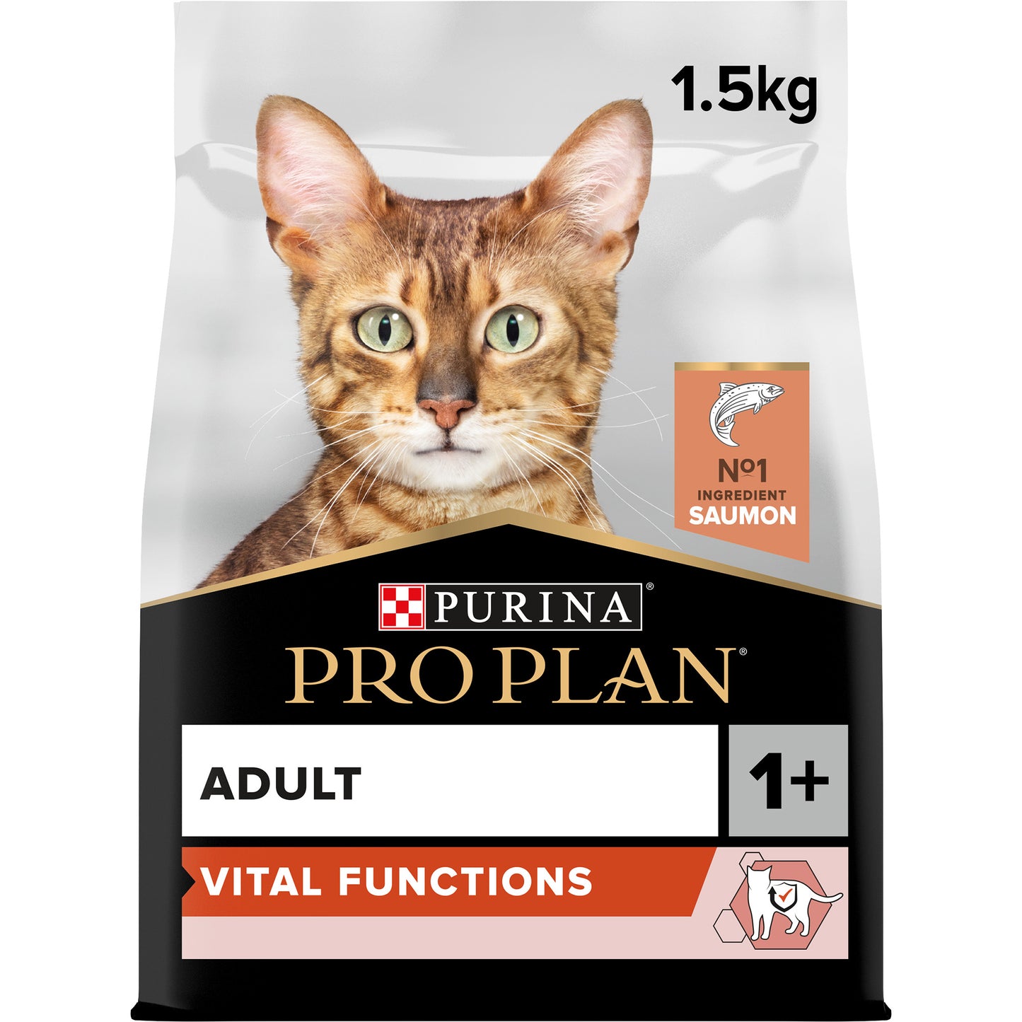 Purina Pro Plan Adult Vital Functions Everyday Dry Cat Food with Salmon