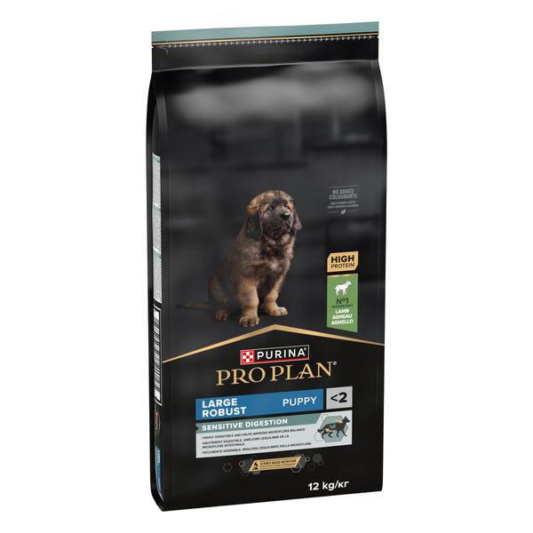 PURINA Pro Plan Large Robust Sensitive Digestion Puppy Dry Dog Food With Lamb 12KG