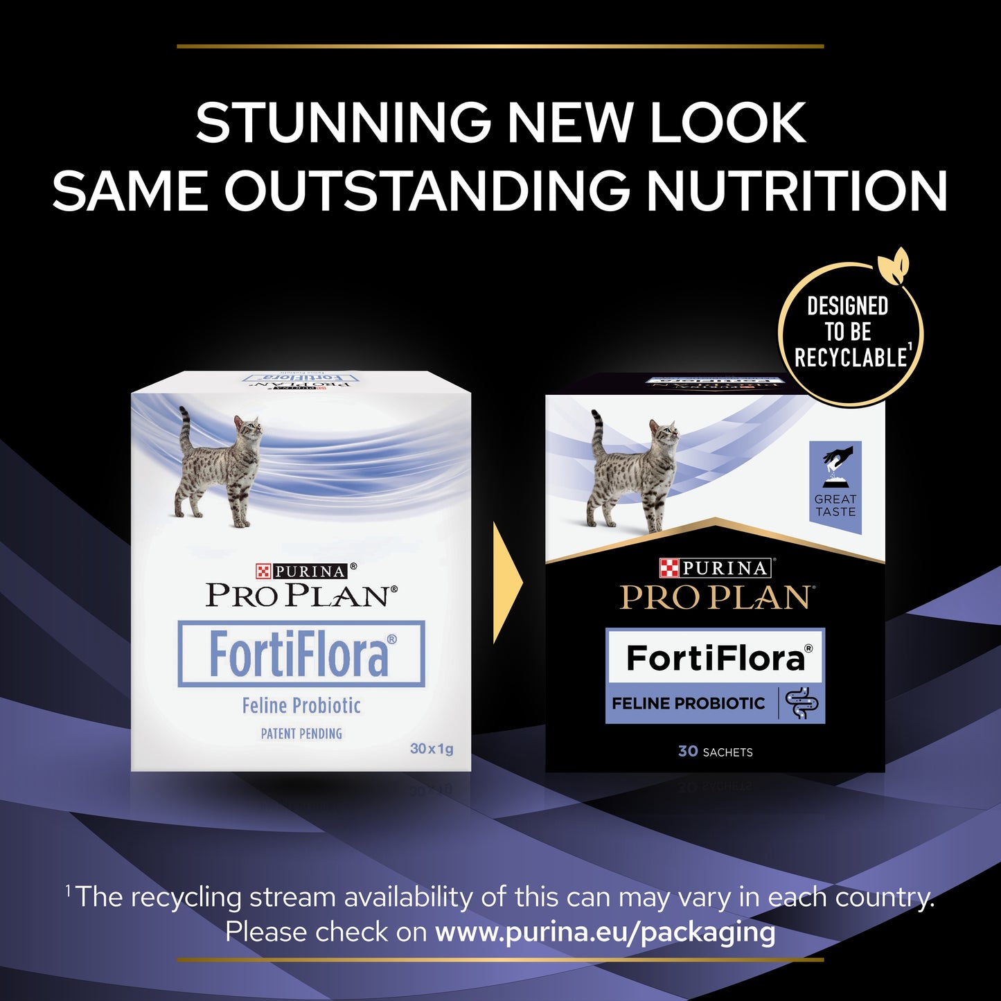 Purina Pro Plan FortiFlora, Cat Probiotic Supplement, 30 x 1g