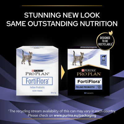 Purina Pro Plan FortiFlora, Cat Probiotic Supplement, 30 x 1g