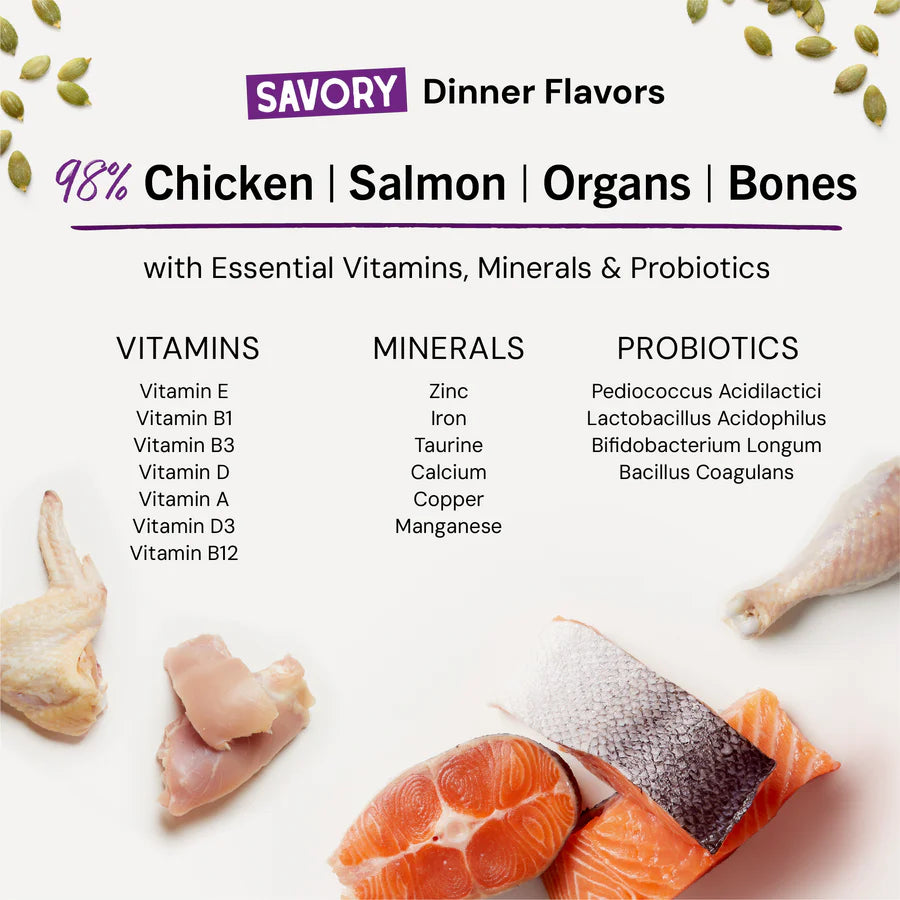 Stella & Chewy's Marie's Magical Dinner Dust Cat Wild Caught Salmon and Cage Free Chicken Recipe - 7 oz