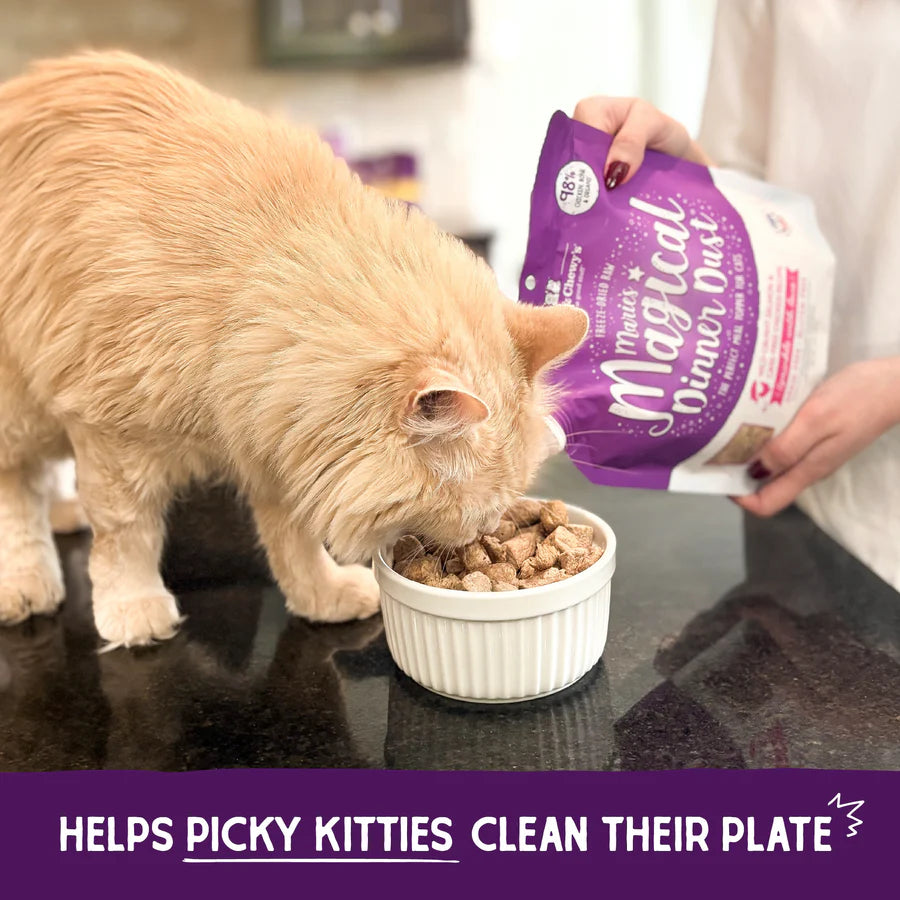 Stella & Chewy's Marie's Magical Dinner Dust Cat Wild Caught Salmon and Cage Free Chicken Recipe - 7 oz