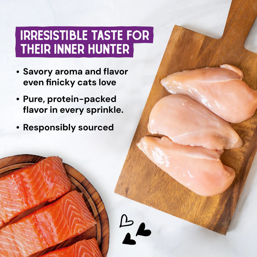 Stella & Chewy's Marie's Magical Dinner Dust Cat Wild Caught Salmon and Cage Free Chicken Recipe - 7 oz