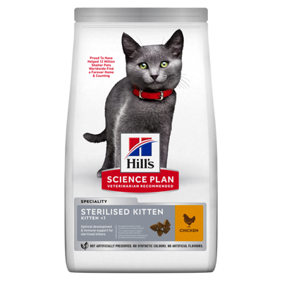Hill's Science Plan Sterilised Kitten Food Chicken
