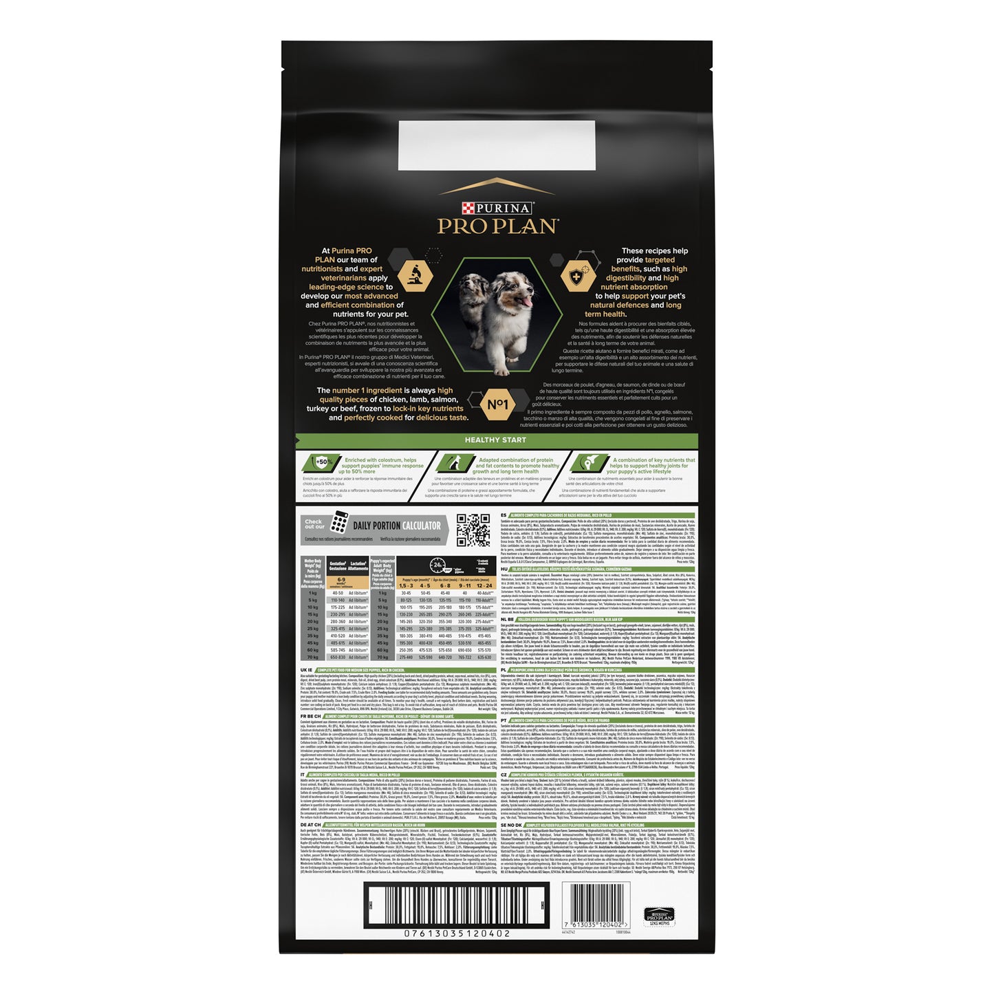 Purina Pro Plan Medium Puppy, Dry Dog food with Chicken