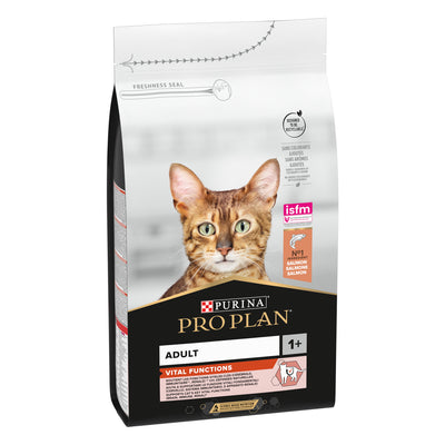 Purina Pro Plan Adult Vital Functions Everyday Dry Cat Food with Salmon, 1.5 kg
