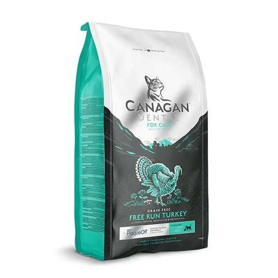 Canagan Dental Free Run Turkey Dry Cat Food - 4kg