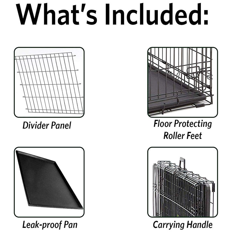 Contour Double Door Dog Crate