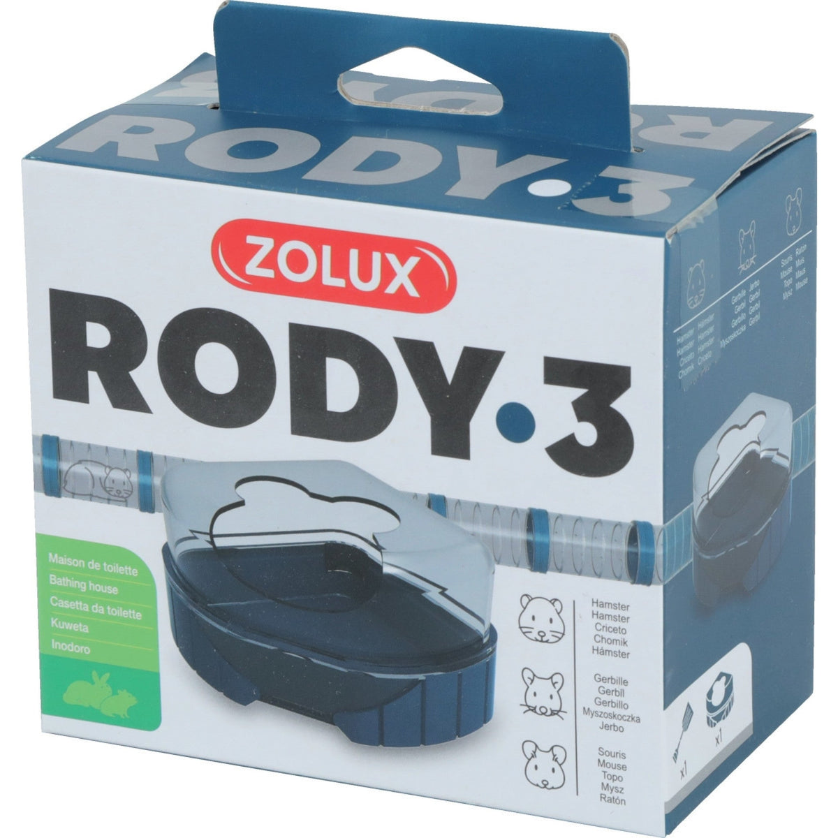 Zolux Rody 3 Toilet House, Blue