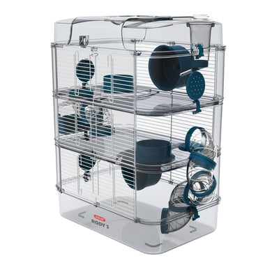 Zolux Rody 3 Trio Rodent Cage, Blue