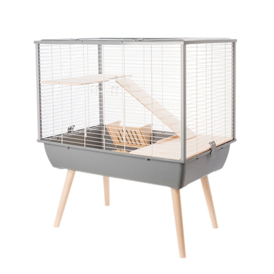 Zolux Neo Muki Large Rodent Cage Grey