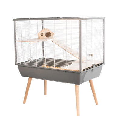 Zolux Neo Silta Small Rodent Cage Grey