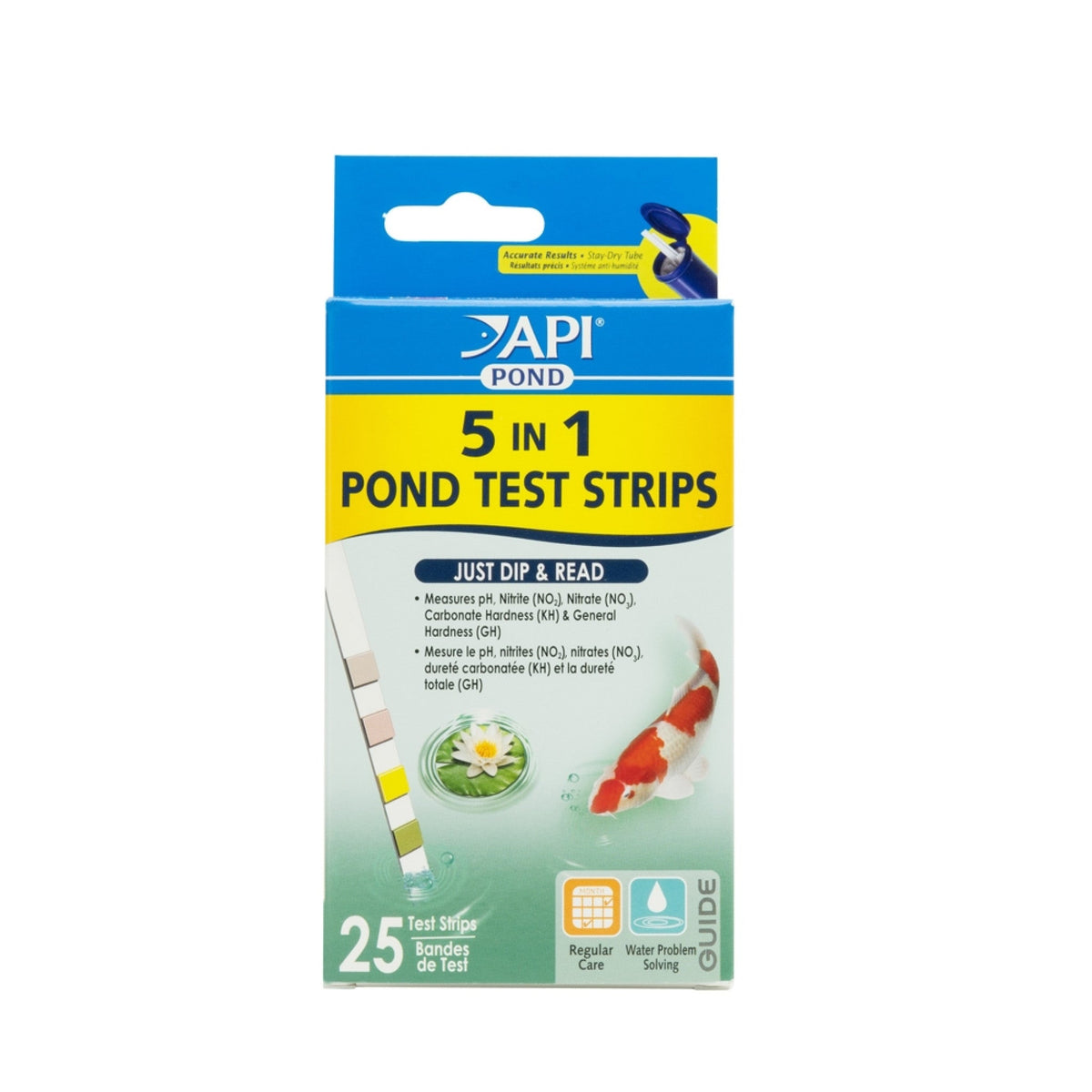 API 5in1 Pond Water Test Strips 25 count