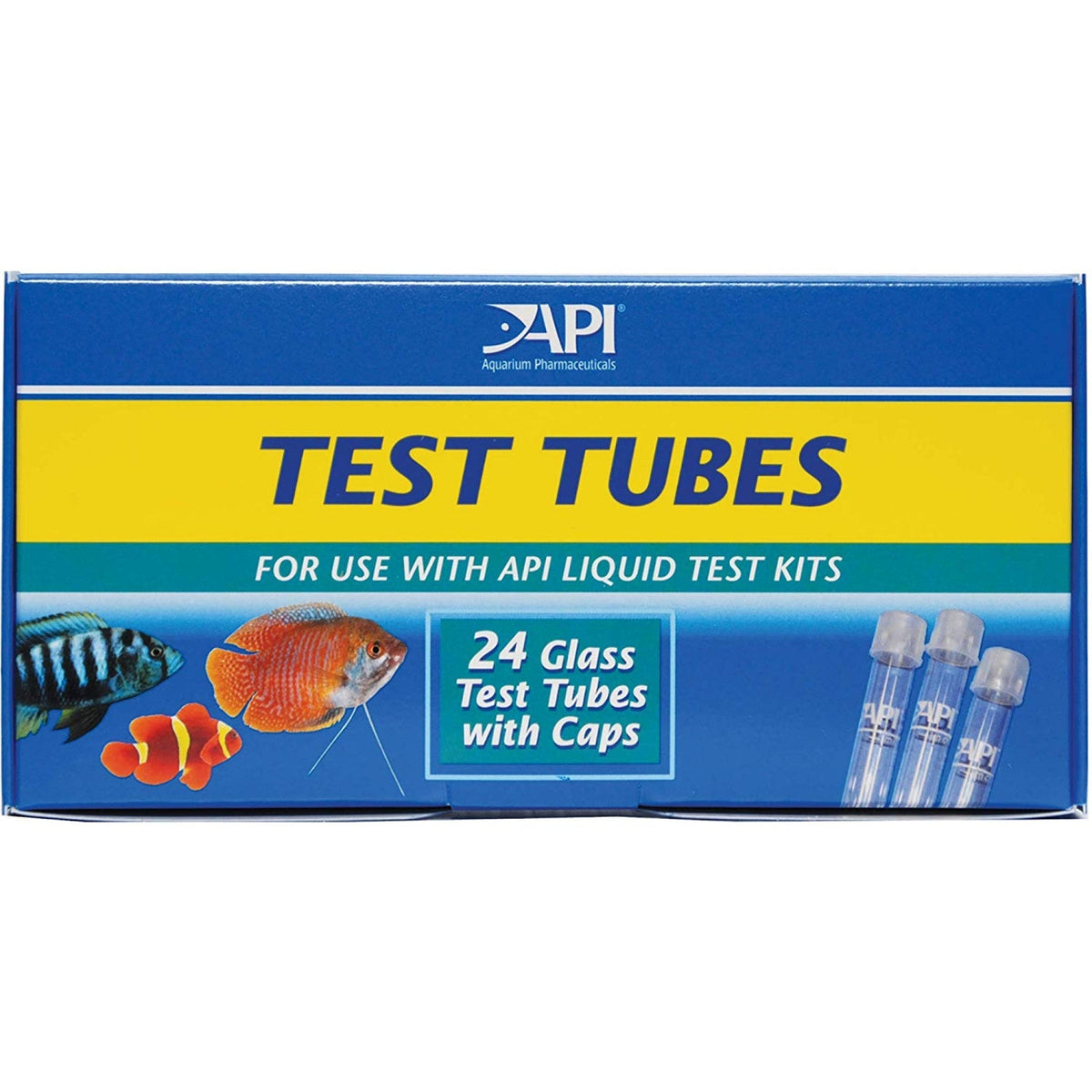 API Replacement Test Tubes For Aquarium Liquid Test Kits, 24 count