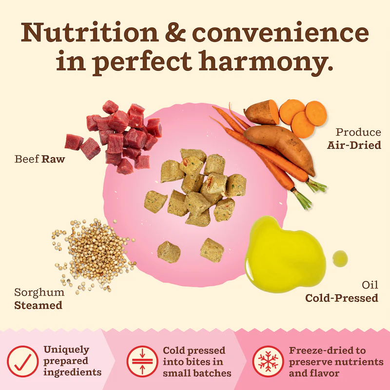Primal Kibble in the Raw Cat Food – Beef Recipe