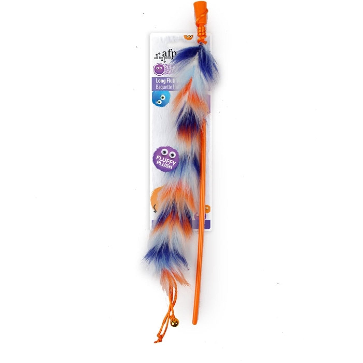 All For Paws Long Fluff Wand Orange