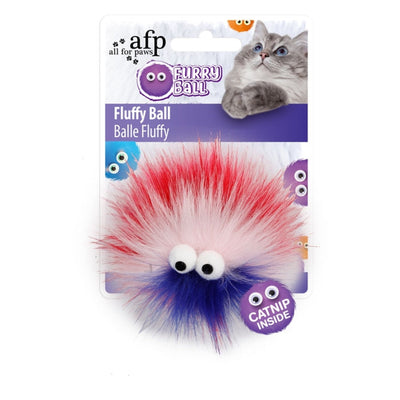 All For Paws Fluffy Ball Red