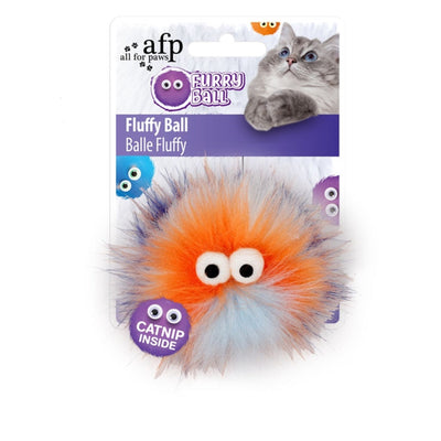 All For Paws Fluffy Ball Orange