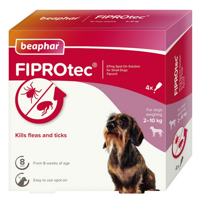 Beaphar Fiprotec for Small Dog - 4 Pipettes